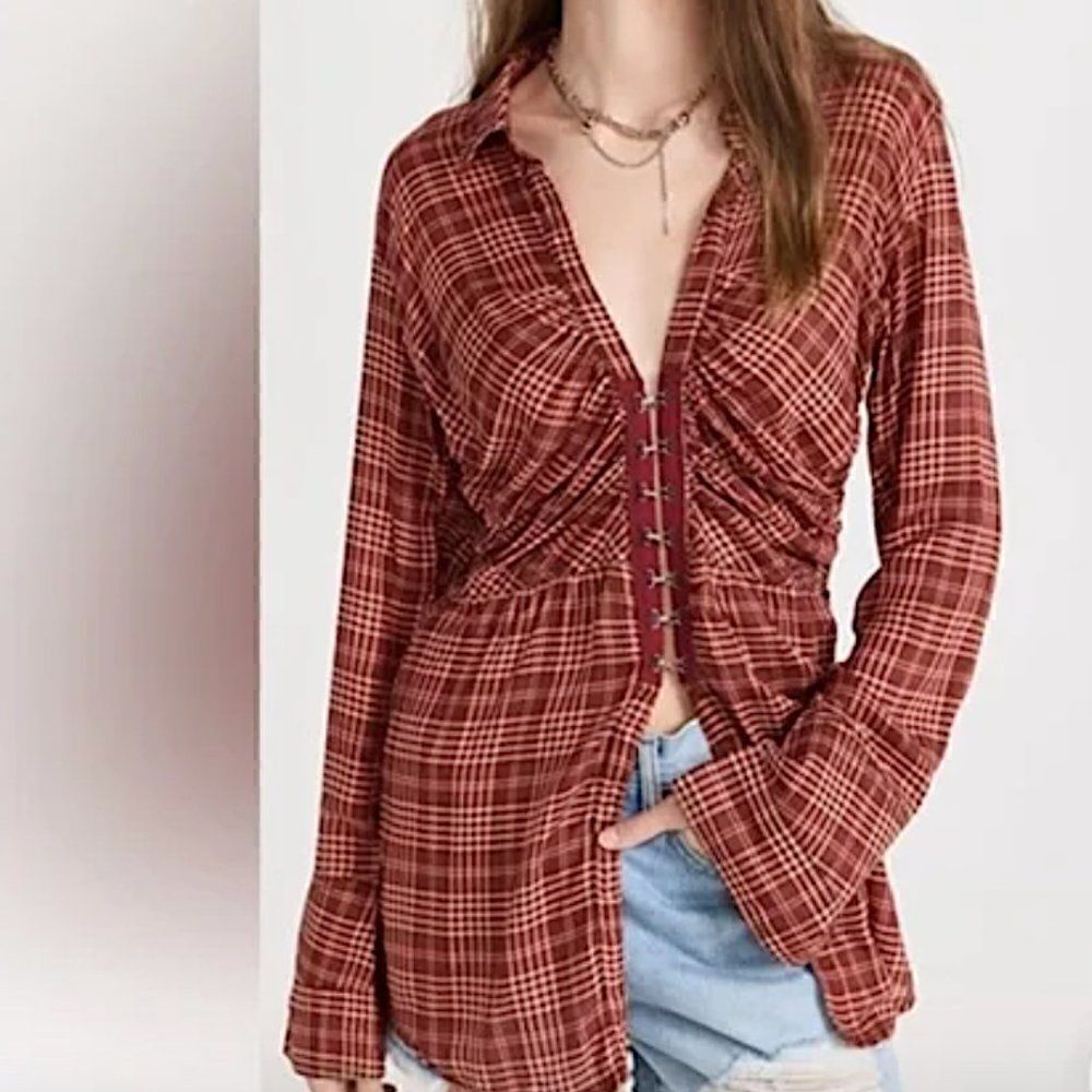 Free People Catalina Remade Shirt Size XS